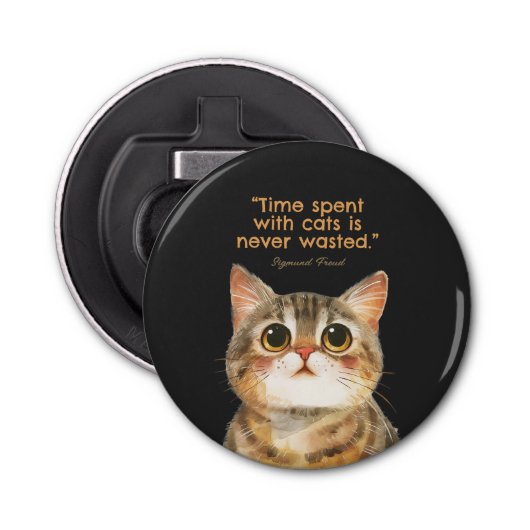 Sigmund Freud Cat Bottle Opener 栓抜き (正面)