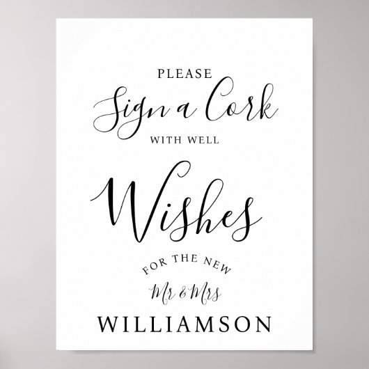 Sign a Cork party/wedding ポスター (正面)