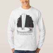 Sign From George白い長袖シャツ Tシャツ (正面)