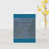 Sign From Tompkins Square Park New York City  カード (黄色い花)