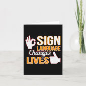 Sign Language Changes Lives ASL通訳者Looper A カード (正面)