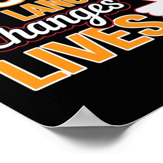 Sign Language Changes Lives ASL通訳者Looper A ポスター (角)