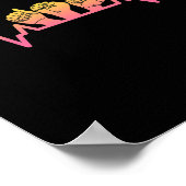 Sign Language Heartbeat Tee Teacher Deaf Awareness ポスター (角)