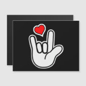 Sign Language I Love You Sign (正面/裏面)