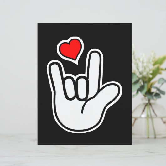 Sign Language I Love You Sign (スタンド正面)