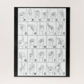 SIGN LANGUAGE puzzle ジグソーパズル (縦)