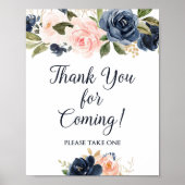 Sign Navy & 来赤面に感謝 ポスター (正面)