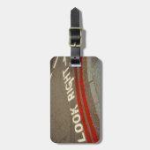 Sign on road in London通り標識 ラゲッジタグ (正面縦)