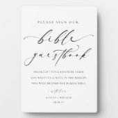 Sign Our Bible Wedding Guestbook フォトプラーク (正面)
