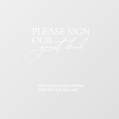 Sign Our Guest Book'結婚s Sign Window Stick ウィンドウサイン (シート)