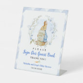 Sign Our Guest Book Peter Rabbit Pedestal Sign 台座サイン (正面)
