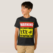 Sign.pngを警告するゾンビ旅行 Tシャツ (正面フル)