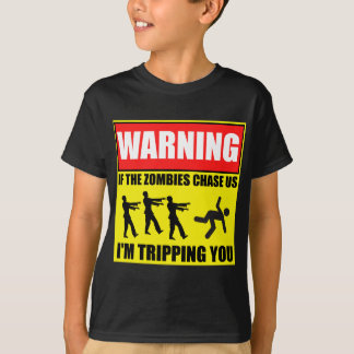 Sign.pngを警告するゾンビ旅行 Tシャツ
