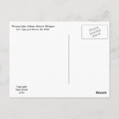 Sign Post Forest，ワトソン湖，ユーコン ポストカード (裏面)