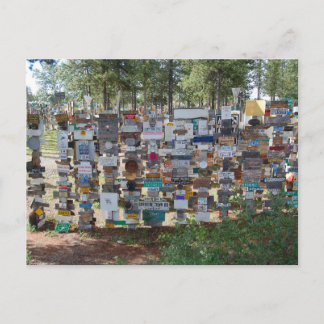 Sign Post Forest，ワトソン湖，ユーコン ポストカード