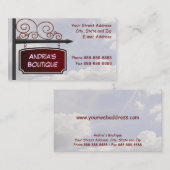 Sign Shop 実在 Estate Agent名刺 名刺 (正面/裏面)