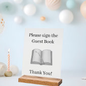 Sign the Guest Book clear アクリルサイン