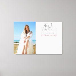 Sign Your Wishes写真ブライダルシャワーGuest Book キャンバスプリント