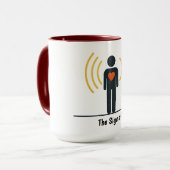 SIgnalを飲む マグカップ (正面左)