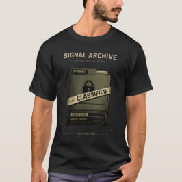 Signal Archive 009 — Classified Dossier File Tee Tシャツ