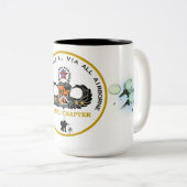 Signal Chapterコーヒーマグ章のロゴ ツートーンマグカップ (正面右)