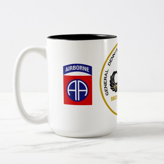 Signal Chapterコーヒーマグ章のロゴ ツートーンマグカップ (左)