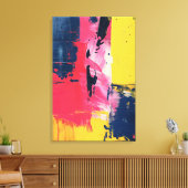 Signal Through the Fracture キャンバスプリント (インサイチュ (リビング))