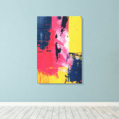 Signal Through the Fracture キャンバスプリント (インサイチュ (ウッドフロア))