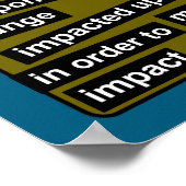 Signal Wordsポスター ポスター (角)