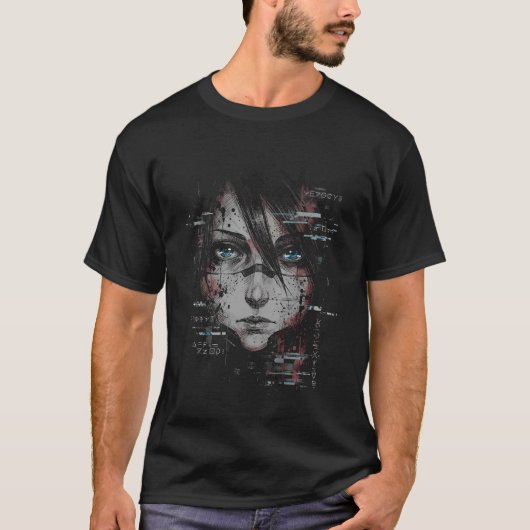 Signalis エルスター LSTR ユニット シェルピンスキー崩壊美学 Tシャツ (正面)