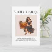 Signature Cocktail | Capricorn Zodiac Birthday 招待状 (スタンド正面)