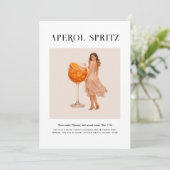 Signature Cocktail | Gemini Zodiac Birthday 招待状 (スタンド正面)