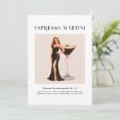 Signature Cocktail | Leo Zodiac Birthday 招待状 (スタンド正面)