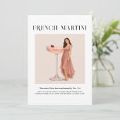 Signature Cocktail | Libra Zodiac Birthday 招待状 (スタンド正面)