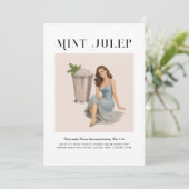 Signature Cocktail | Pisces Zodiac Birthday 招待状 (スタンド正面)