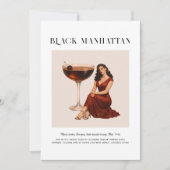 Signature Cocktail | Scorpio Zodiac Birthday 招待状 (正面)