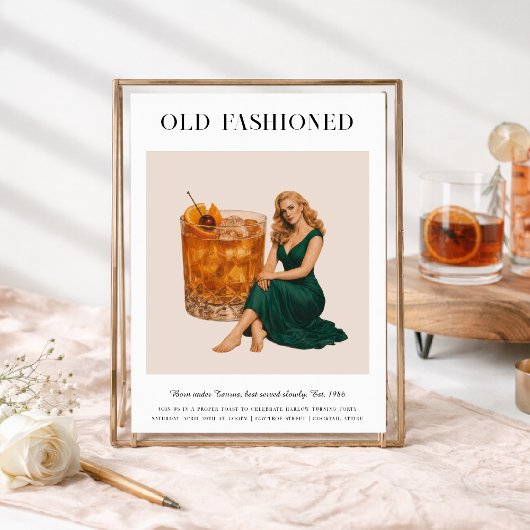 Signature Cocktail | Taurus Zodiac Birthday 招待状