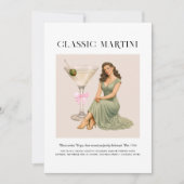 Signature Cocktail | Virgo Zodiac Birthday 招待状 (正面)