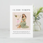 Signature Cocktail | Virgo Zodiac Birthday 招待状 (スタンド正面)