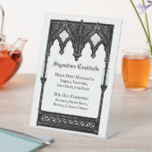 Signature Cocktails Pedestal Sign 台座サイン (インサイチュ)