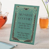 Signature Cocktails Pedestal Sign 台座サイン (インサイチュ)