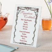 Signature Cocktails Pedestal Sign 台座サイン (インサイチュ)