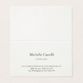 Signature Cream Professional Unique Classical 名刺 (外部フラット)