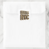 Signature Gold QUEENS NYC ステッカー デザイン (バッグ)