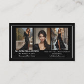 Signature Model Business Card | Mini Comp Cards 名刺 (裏面)