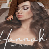 Signature Over Snapshot フリースブランケット