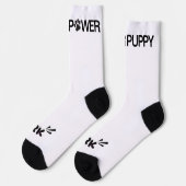 Signature socks - PUPPY POWER ソックス (左)