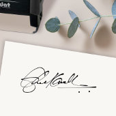 Signature Stamp | Upload Your Handwritten Name セルフインキングスタンプ