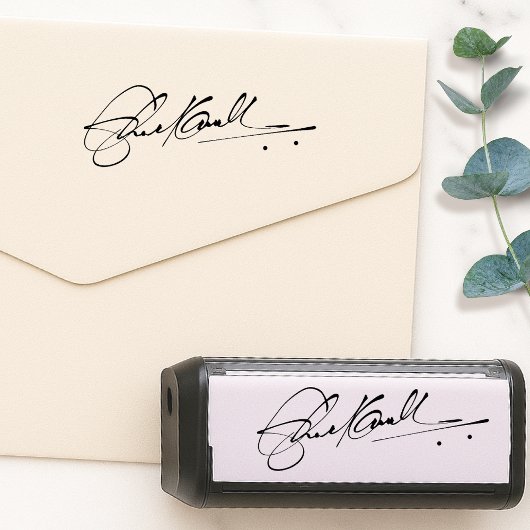 Signature Stamp | Upload Your Handwritten Name セルフインキングスタンプ