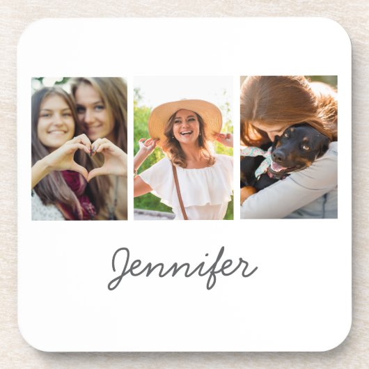 Signature Strip Collage コースター (正面)